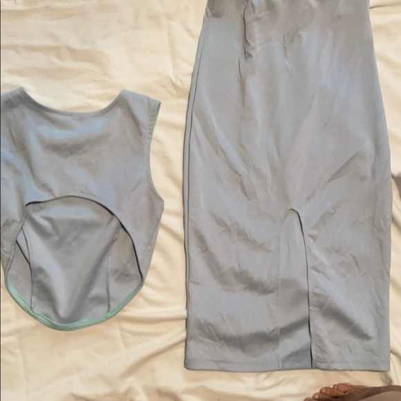 Blue Two Piece Set - Picture 2 of 2